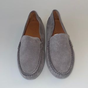 M. Gemi Gray Suede Size 40 Driving Moccasin The Felize NWT